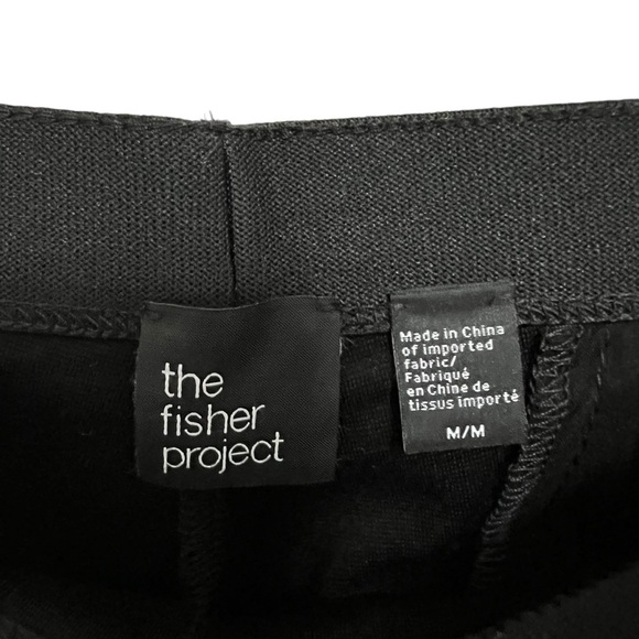 Eileen Fisher Pants Women's Medium‎ the Fisher Project Pull-On Work Black - Picture 3 of 6